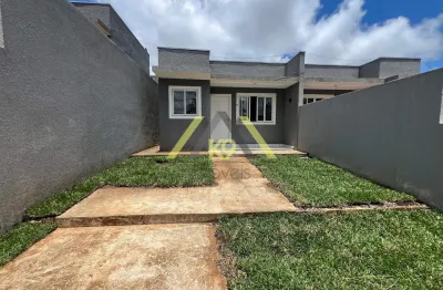 Casas de frente para a rua com terreno de 180m²  no paloma em colombo