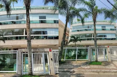 Cobertura duplex 3 quartos com 3 suítes - 340 m² com mais valia legalizada e 3 vagas cobertas - recreio - rj