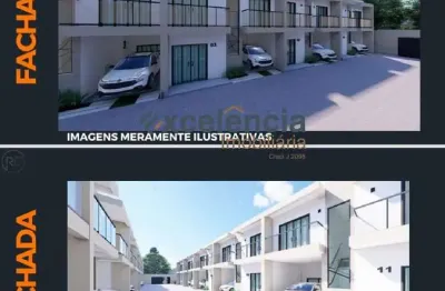 Casa duplex com 3 suítes, 124m² de área construída, no centro de lauro de freitas!