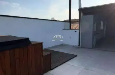 Cobertura à venda 3 quartos 1 suíte 2 vagas eldízia - santo andré - sp