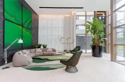 Apartamento duplex de alto padrão, 2 dormitórios (2 suítes), 3 garagens - batel, edifício mainz gutemberg