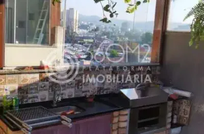 Cobertura para venda em santo andré, jardim santo andré, 2 dormitórios, 2 banheiros, 2 vagas