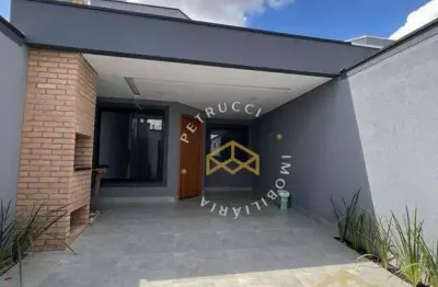 Casa com 3 dormitórios à venda, 96 m² - jardim europa i - santa bárbara d'oeste/sp