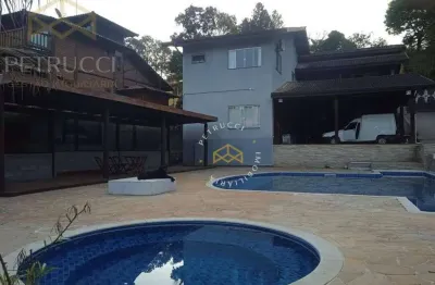 Chácara com 4 dormitórios à venda, 2600 m² por r$ 1.600.000,00 - vale verde - valinhos/sp