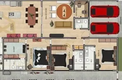 Casa com 3 dormitórios à venda, 212 m² por r$ 2.070.000,00 - parque brasil 500 - paulínia/sp