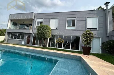 Casa com 5 dormitórios à venda, 402 m² - loteamento caminhos de san conrado (sousas) - campinas/sp