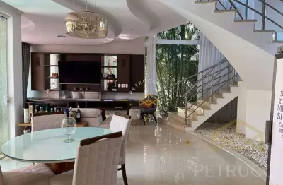 Casa com 4 dormitórios à venda, 350 m² por r$ 3.300.000,00 - alphaville dom pedro - campinas/sp