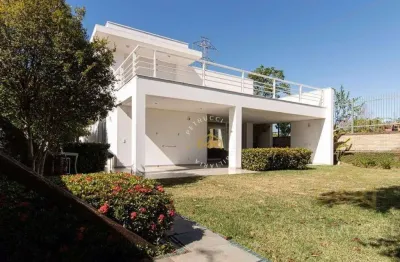 Casa com 4 dormitórios à venda, 435 m² por r$ 3.450.000,00 - residencial parque das araucárias - campinas/sp