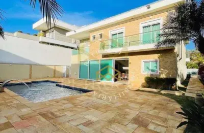 Casa com 4 dormitórios à venda, 437 m² por r$ 4.450.000,00 - loteamento mont blanc residence - campinas/sp