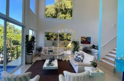 Casa com 4 dormitórios à venda, 680 m² por r$ 5.490.000,00 - condomínio estância marambaia - vinhedo/sp