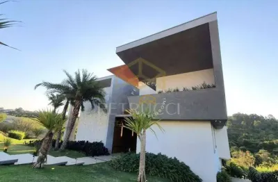 Casa com 6 dormitórios à venda, 873 m² por r$ 16.000.000,00 - loteamento residencial entre verdes (sousas) - campinas/sp