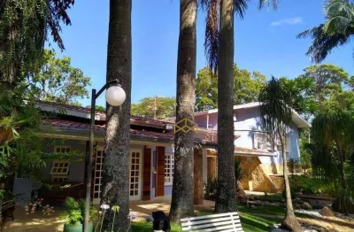 Chácara com 3 dormitórios à venda, 5000 m² por r$ 3.000.000,00 - estância recreativa san fernando - valinhos/sp
