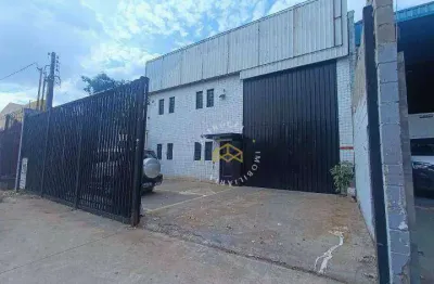 Barracão para alugar, 335 m² por r$ 8.504,00/mês - jardim santa mônica - campinas/sp