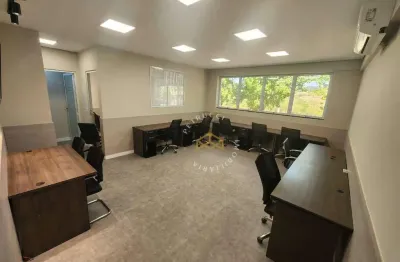Sala para alugar, 54 m² por r$ 6.220,00 - alphaville - campinas/sp