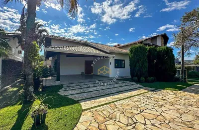 Casa com 3 súites à venda no condomínio residencial terras do caribe - valinhos/sp