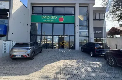Salão para alugar, 82 m²  - swiss park - campinas/sp