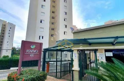 Apartamento com 3 dormitórios, sendo 1 suíte a venda no residencial reviva - campinas/sp.