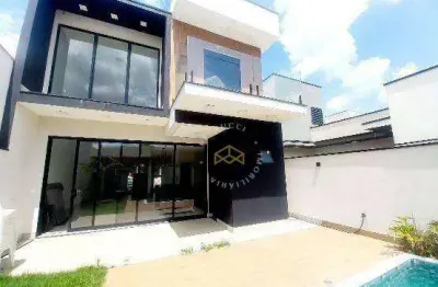 Casa com 3 dormitórios à venda, 180 m² por R$ 1.250.000,00 - Residencial Terras da Estância - Ala do Bosque - Paulínia/SP