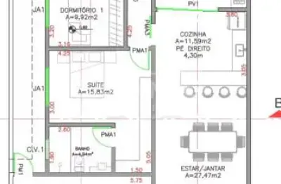 Casa em condomínio fechado com 3 quartos à venda na Avenida Francisco Falvo, 876, Residencial Samambaia, São Carlos