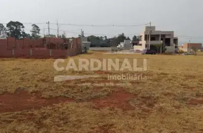Terreno em condomínio fechado à venda na Avenida Francisco Falvo, 876, Residencial Samambaia, São Carlos