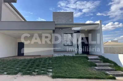 Casa em condomínio fechado com 3 quartos à venda na Avenida Deputado Federal Mário Eugênio, Lote 06, Quadra L, 600, Parque Residencial Damha, Araraquara