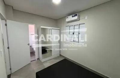 Apartamento studio com 1 dormitório e 28 m², novo e mobiliado em barão geraldo próx. à unicamp