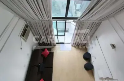 Loft mobiliado para locação com 70 m² no edifício piaget studium /cambuí, campinas/sp