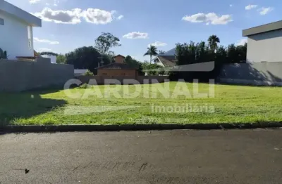 Terreno em condomínio fechado à venda na Avenida Professora Maria de Cresci Leopoldino, 555, Condomínio Residencial Montreal, São Carlos