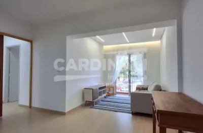 Apartamento mobiliado com 2 dormitórios à venda ou locação na ponte preta em campinas/sp
