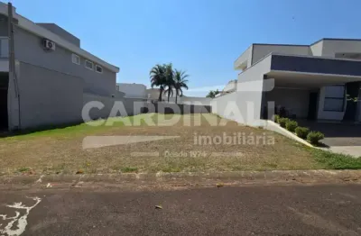 Terreno em condomínio fechado à venda na Avenida Professora Maria de Cresci Leopoldino, 755, Condomínio Residencial Quebec, São Carlos
