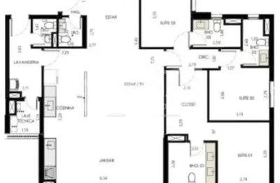 Apartamento com excelente localização próximo supermercados e comércio