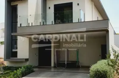 Casa em condomínio fechado com 3 quartos à venda na Rua Jean Piaget, 701, Condomínio Aquarela, São Carlos