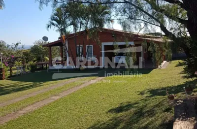 Linda chácara com vista maravilhosa e duas casas no condomínio parque itaipú.