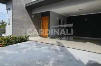 Casa em condomínio fechado com 3 quartos à venda na Rua Jean Piaget, 333, Condomínio Aquarela, São Carlos