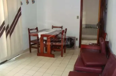 Apartamento mobiliado na aviação, sacada, 200 metros da praia, só na imobiliária em praia grande.