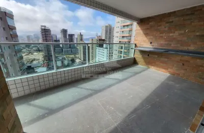 Apartamento na aviação com linda vista ao mar, 2 dormitórios, lazer, só na praia grande.