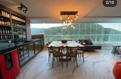 Apartamento mobiliado de alto padrão no forte, 3 dormitórios, 3 vagas, lazer, só em praia grande.