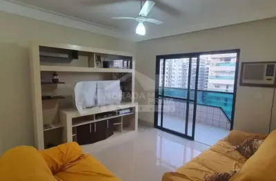 Apartamento vista mar e mobiliado no forte, 2 dormitórios, só na imobiliária em praia grande.