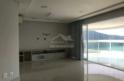 Apartamento espetacular de frente mar no forte 3 suítes, 3 vagas, só na imobiliária em praia grande.