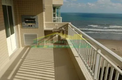 Apartamento vista ao mar na aviação, 2 dormitórios, terraço gourmet na imobiliária em praia grande.