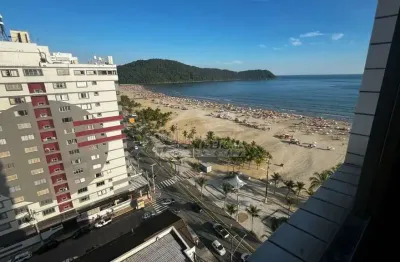 Apartamento frente mar no boqueirão, 2 dormitórios, sacada, confira na imobiliária em praia grande.