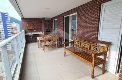 Apartamento alto padrão no forte, 3 suítes, terraço gourmet, lazer, confira em praia grande.
