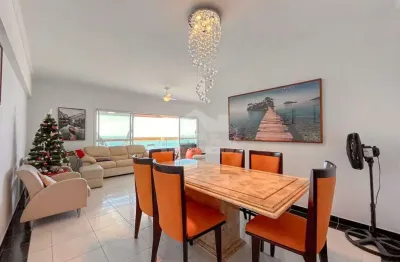 Apartamento alto padrão frente mar na aviação, 3 suítes, lazer, confira em praia grande.
