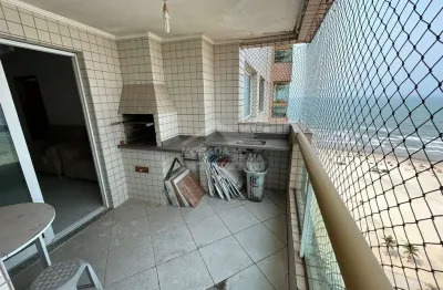 Apartamento na aviação de 2 dormitórios, varanda gourmet com vista mar !