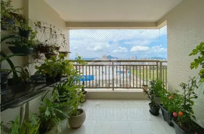 Apartamento 2 dormitório com 1 vaga perto da praia na aviação - praia grande/sp