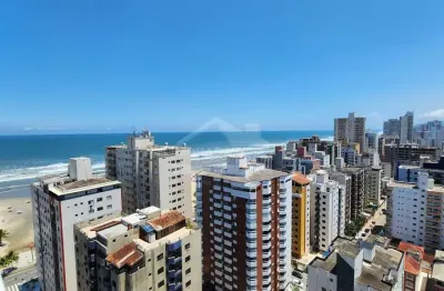 Apartamento espetacular todo mobiliado e decorado na aviação, 3 suítes, lazer, só em praia grande.