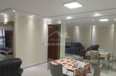 Apartamento vista mar de 3 dormitórios, terraço gourmet, lazer, confira em praia grande.