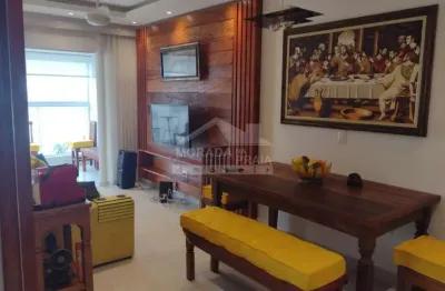 Apartamento mobiliado no caiçara, 2 dormitórios, terraço gourmet, lazer, confira em praia grande.