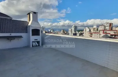 Cobertura duplex e frente ao mar na guilhermina, 3 dormitórios, confira em praia grande.
