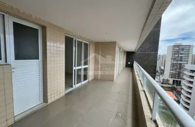 Apartamento na aviação, 3 suítes, varanda gourmet, 2 vagas, só na em praia grande.